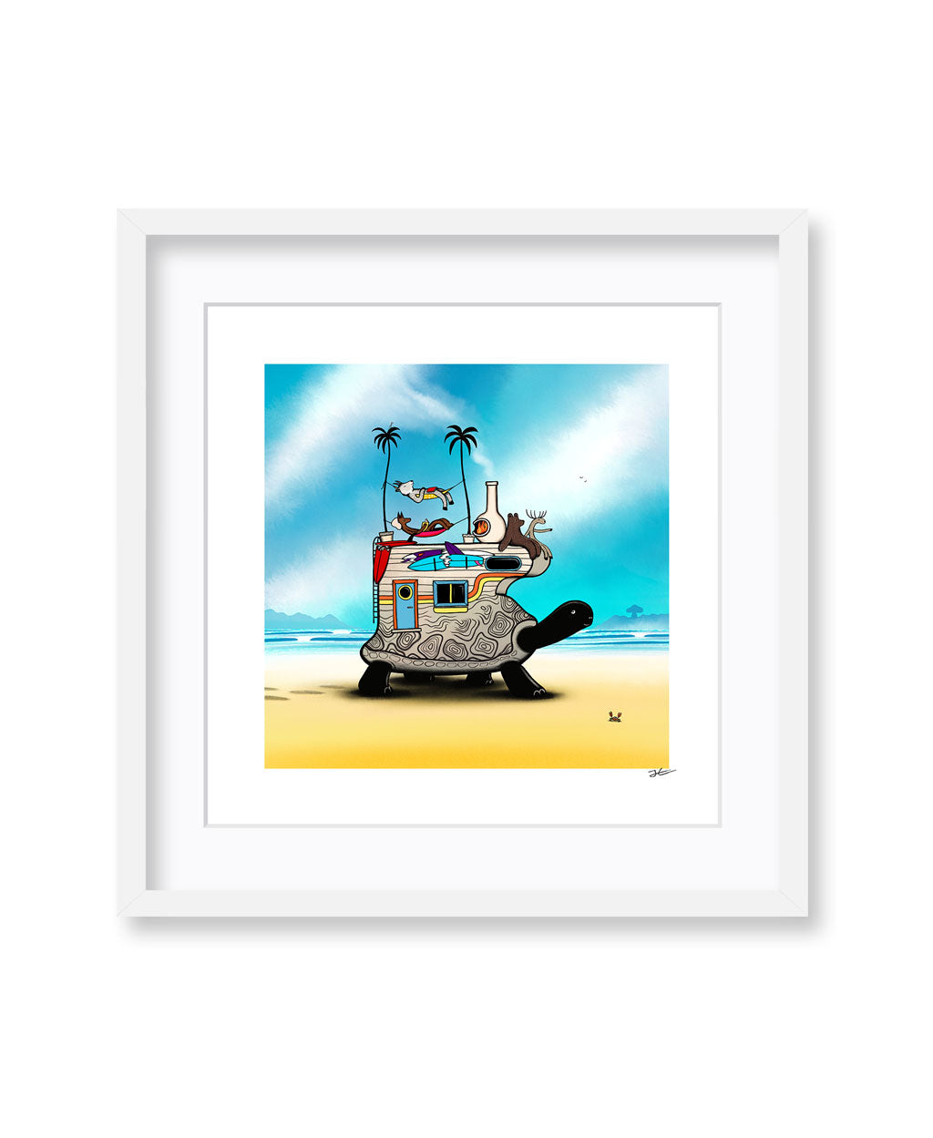 Towards The Mushroom - Print/ Framed Print