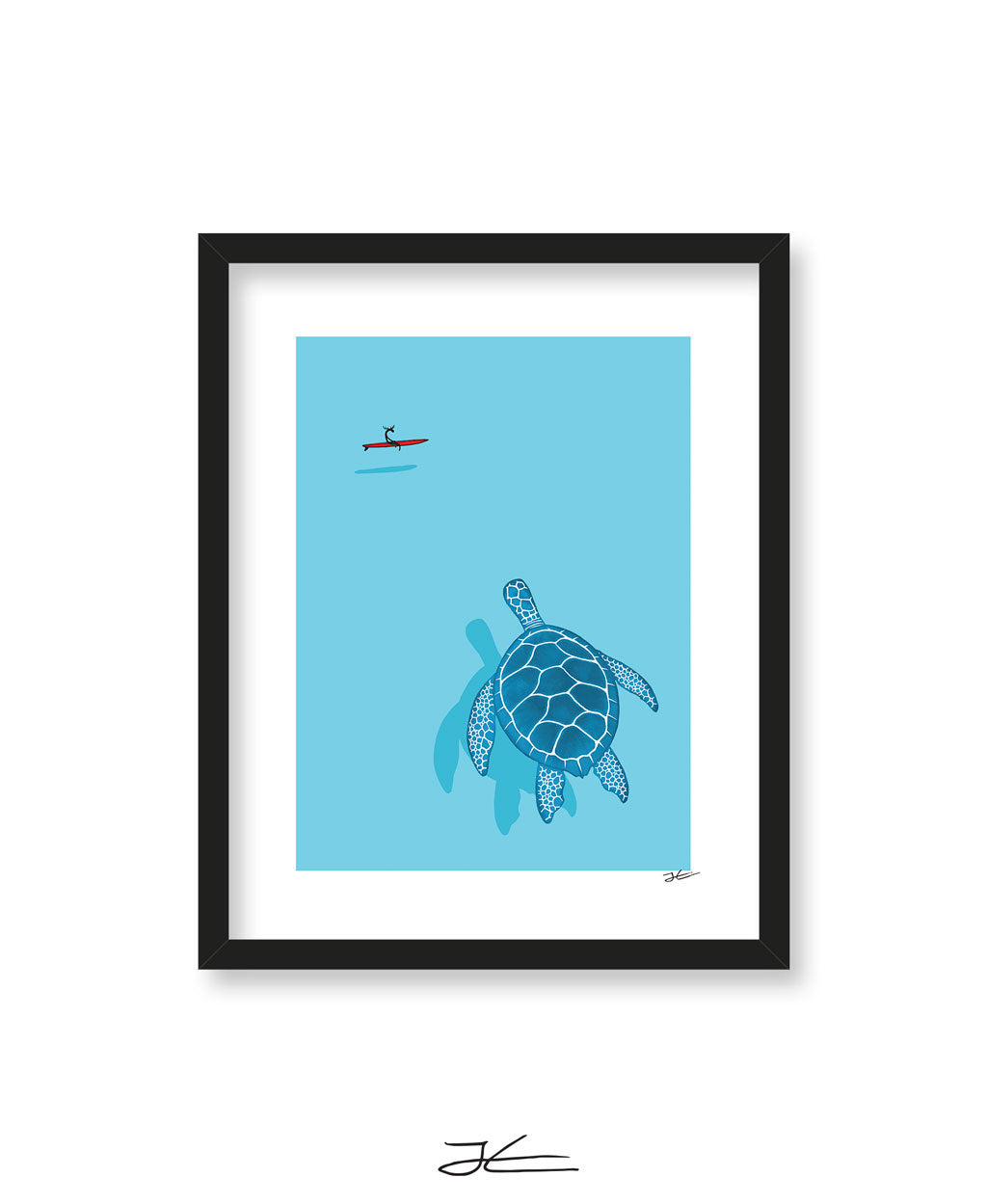 Turtle Lineup - Print/ Framed Print