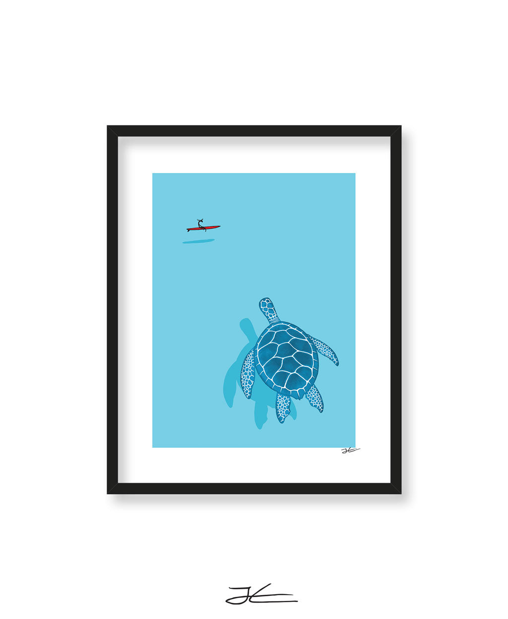 Turtle Lineup - Print/ Framed Print
