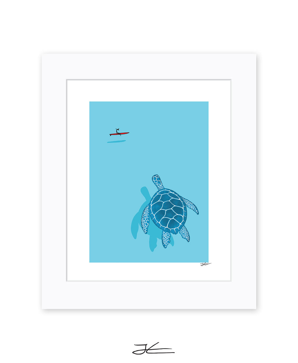 Turtle Lineup - Print/ Framed Print
