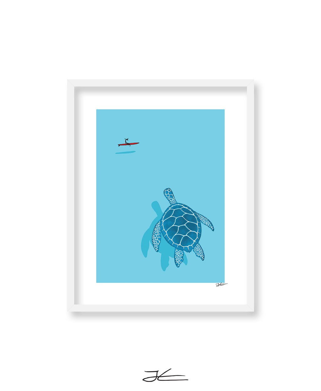 Turtle Lineup - Print/ Framed Print