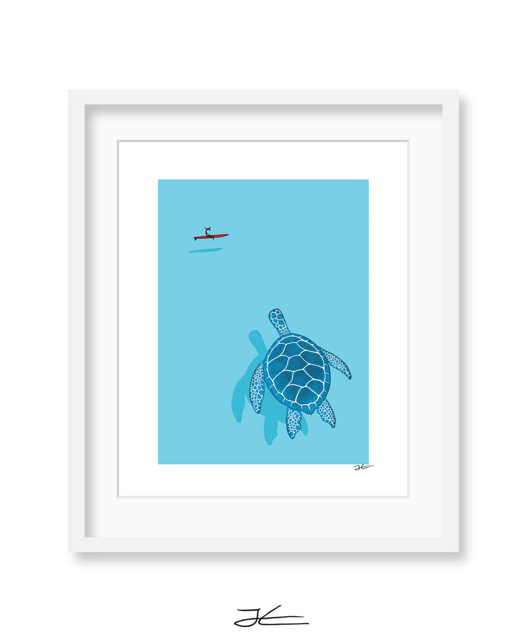 Turtle Lineup - Print/ Framed Print