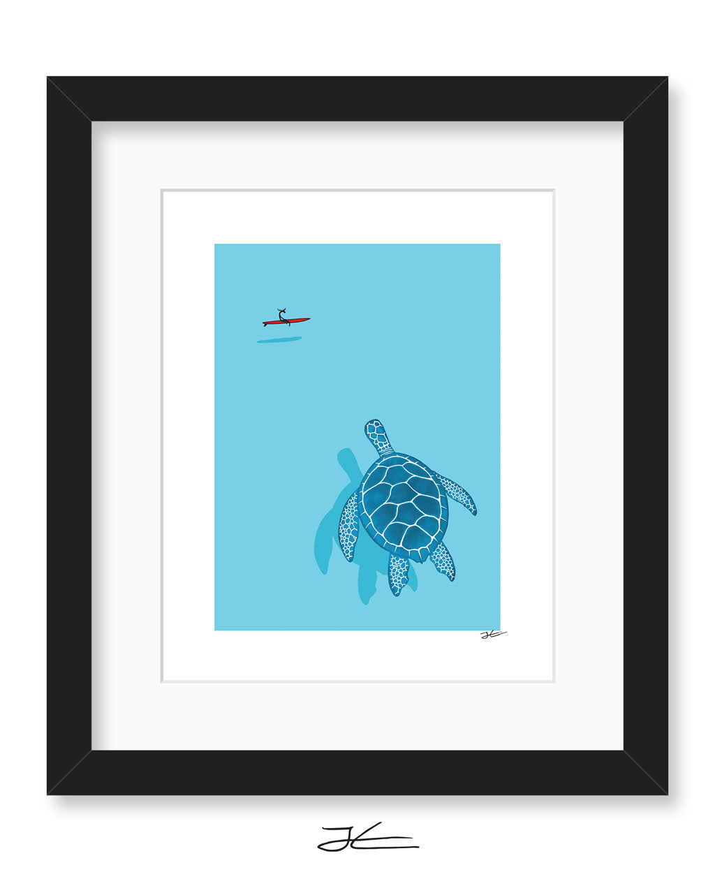 Turtle Lineup - Print/ Framed Print