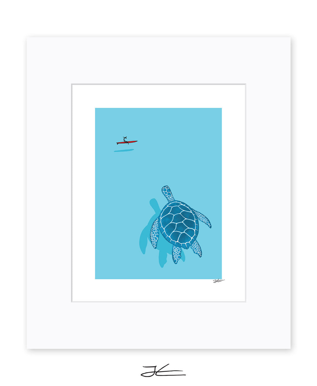 Turtle Lineup - Print/ Framed Print