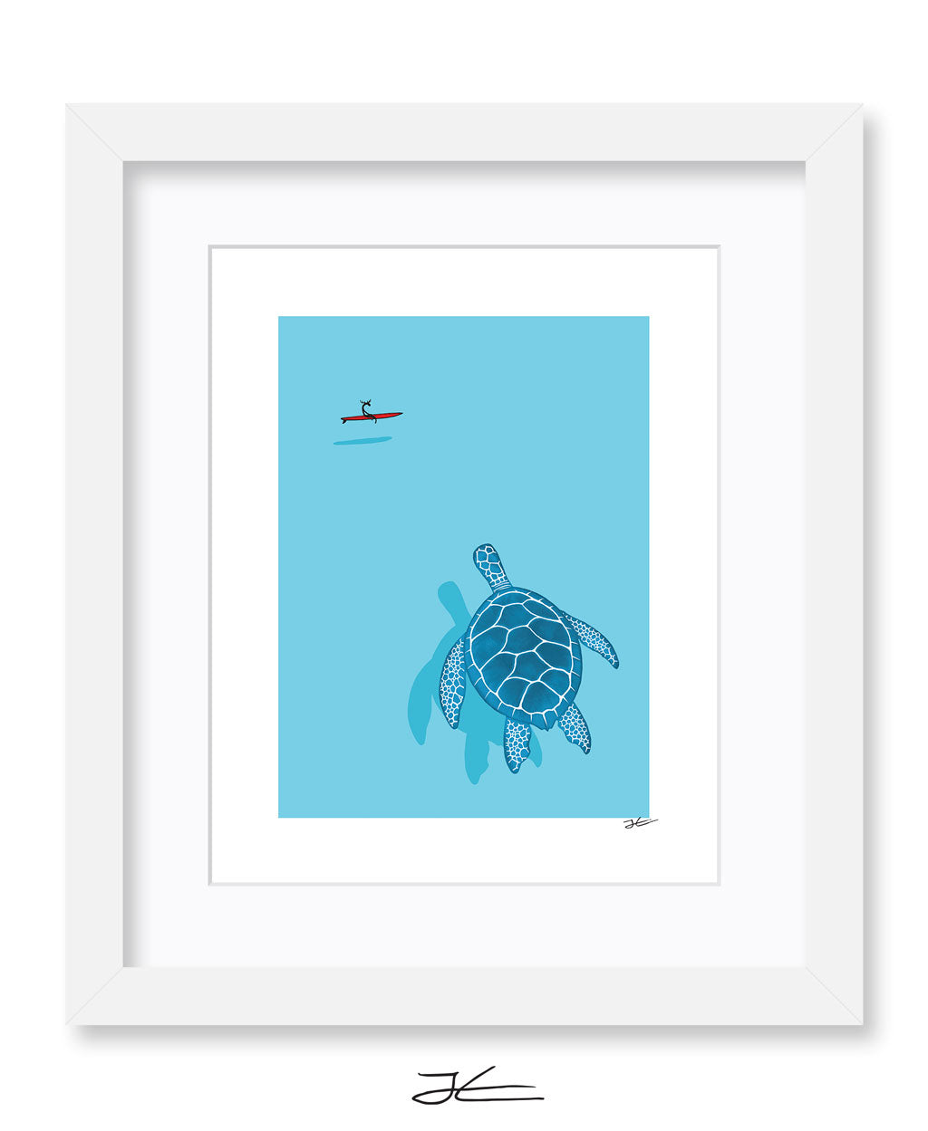 Turtle Lineup - Print/ Framed Print