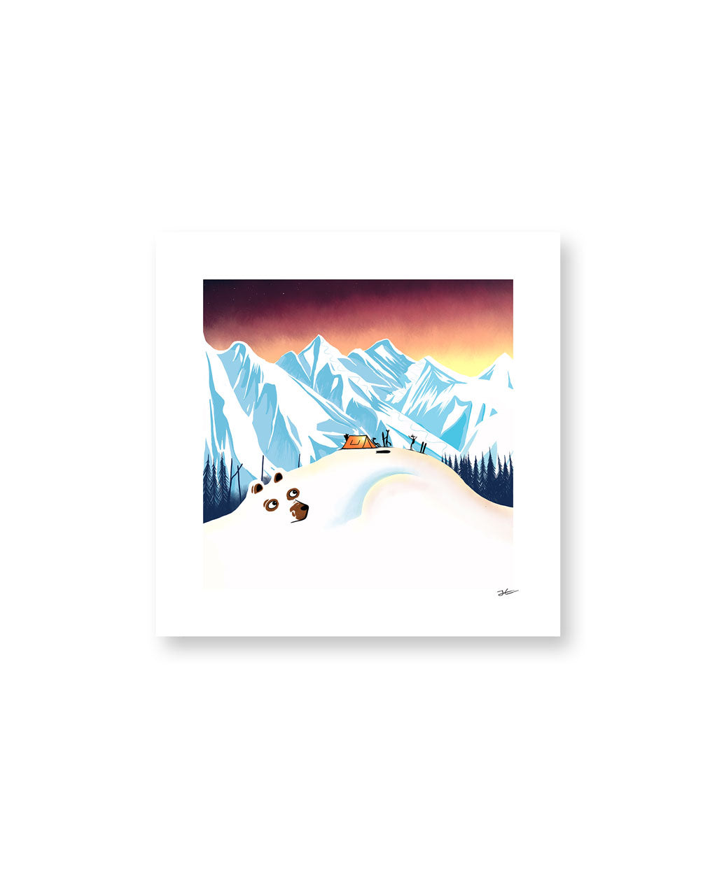 Waking The Bear - Print/ Framed Print