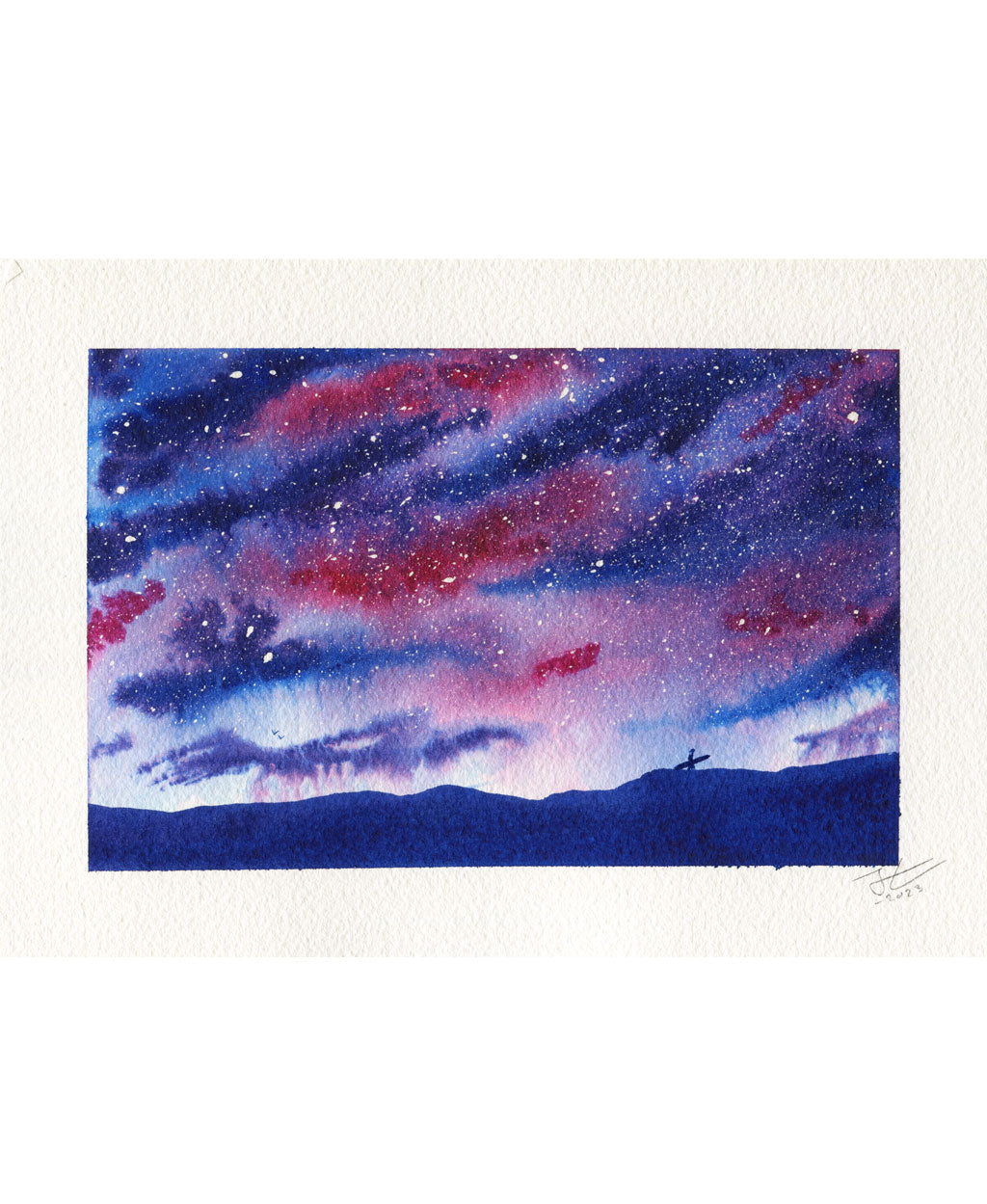 Walking Back. Original illustration