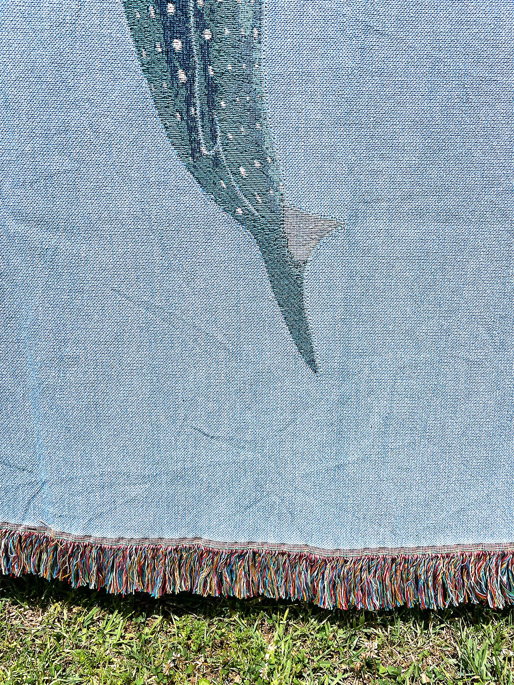 Whale Shark Woven Blanket