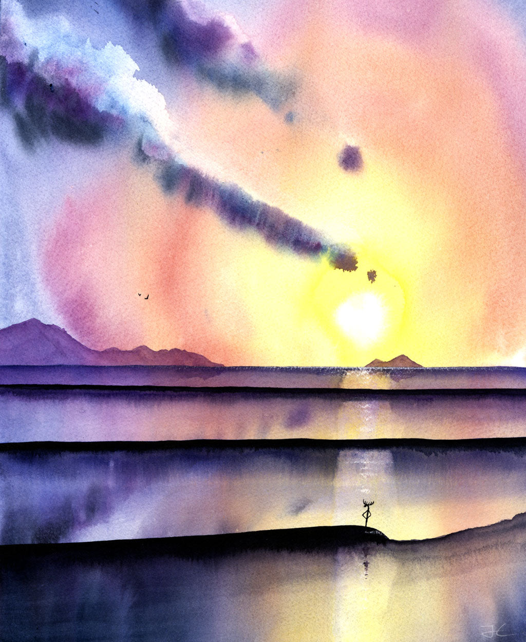 Where the Sky Falls Quiet - Print/ Framed Print