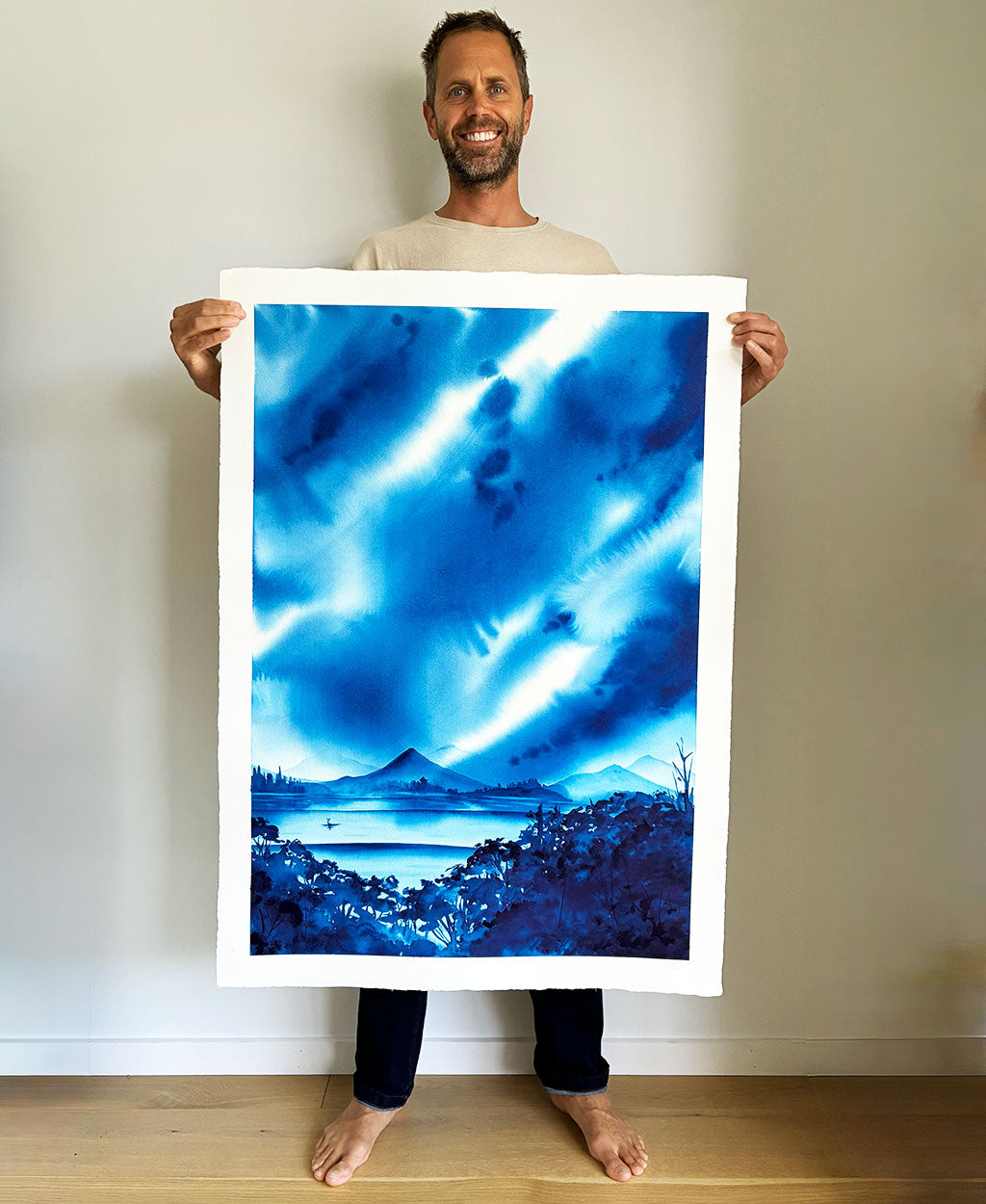 Winter Morning. Original signed illustration