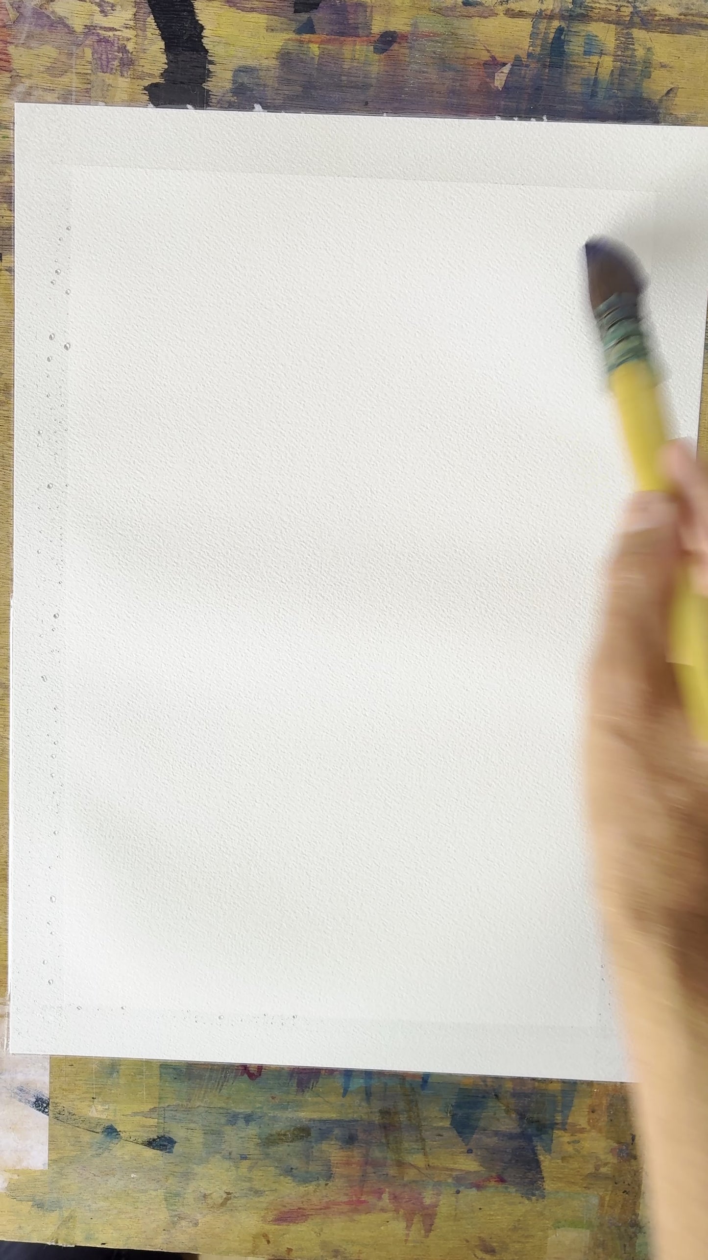 Blue Dusk. Original signed illustration