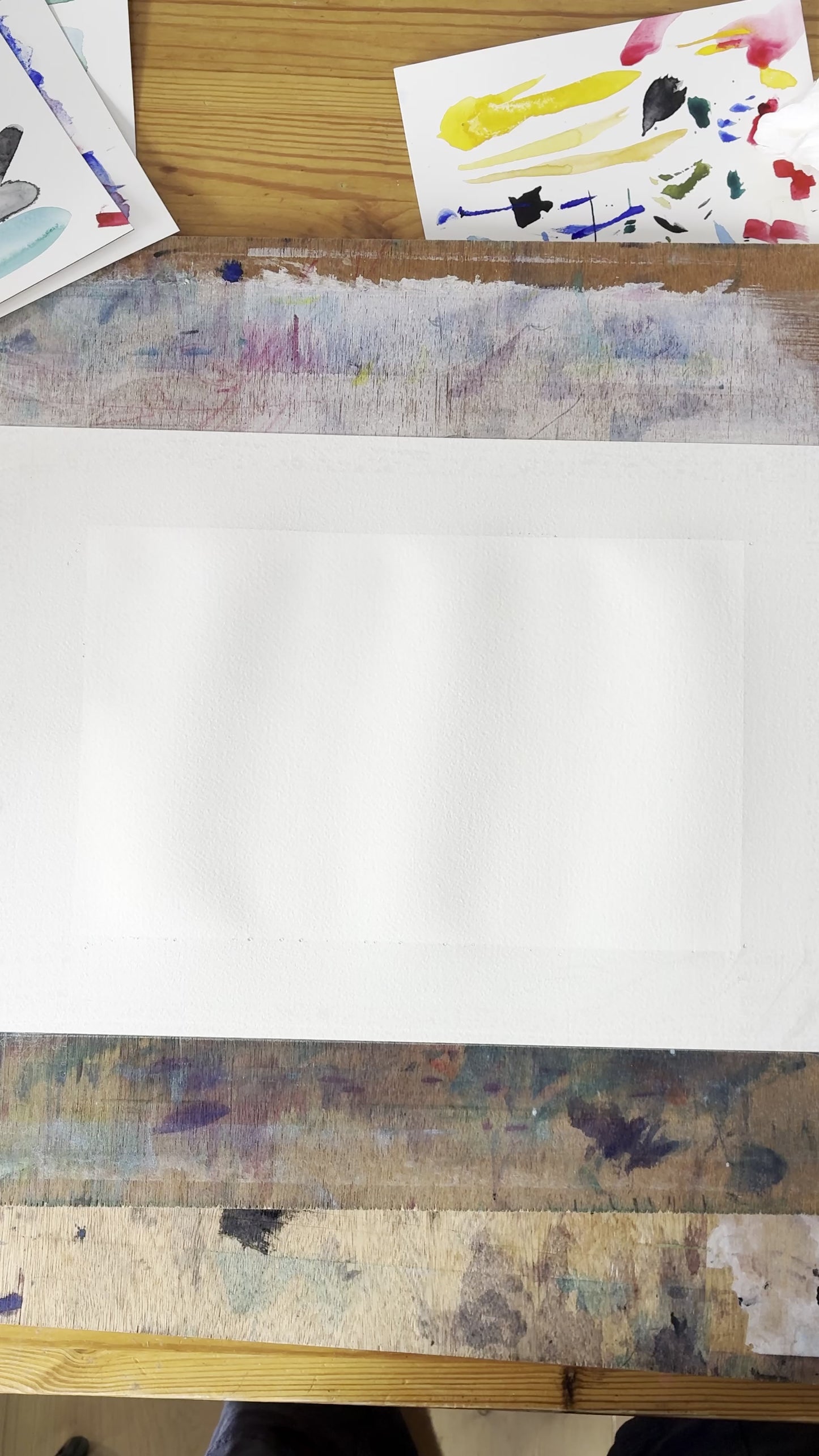 Nightfall. Original signed illustration