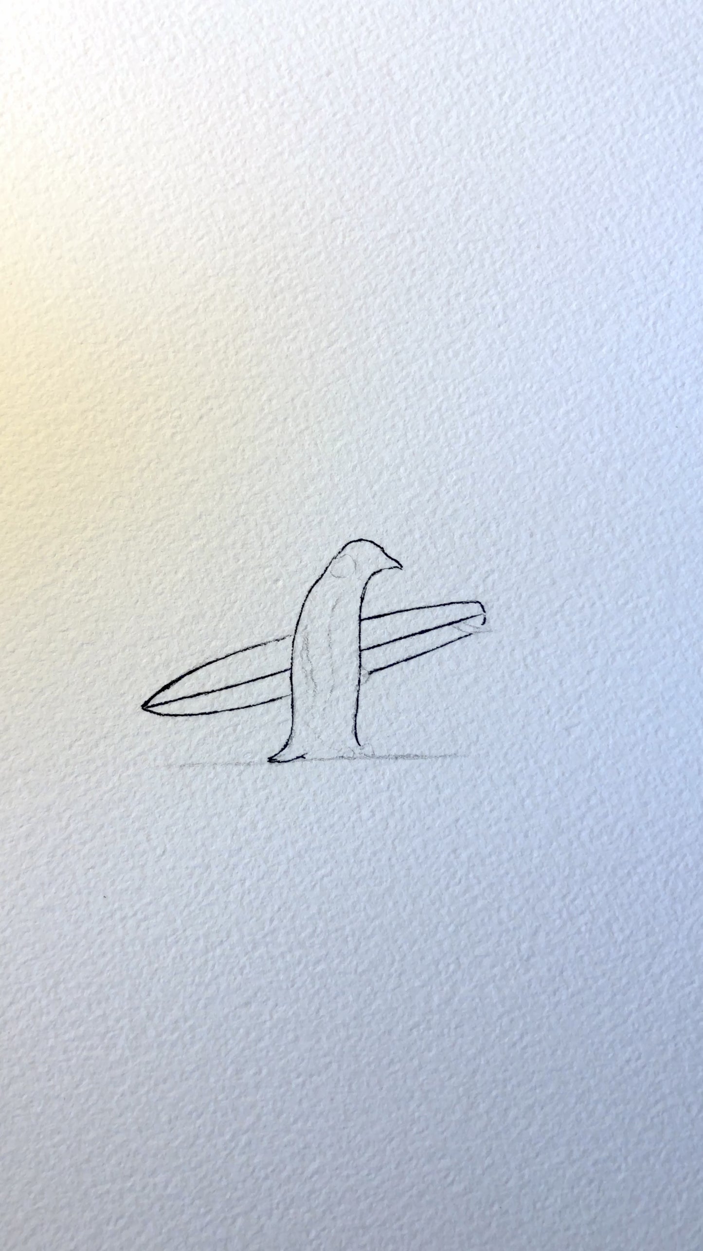 Surf Tripping Penguins - Print/ Framed Print