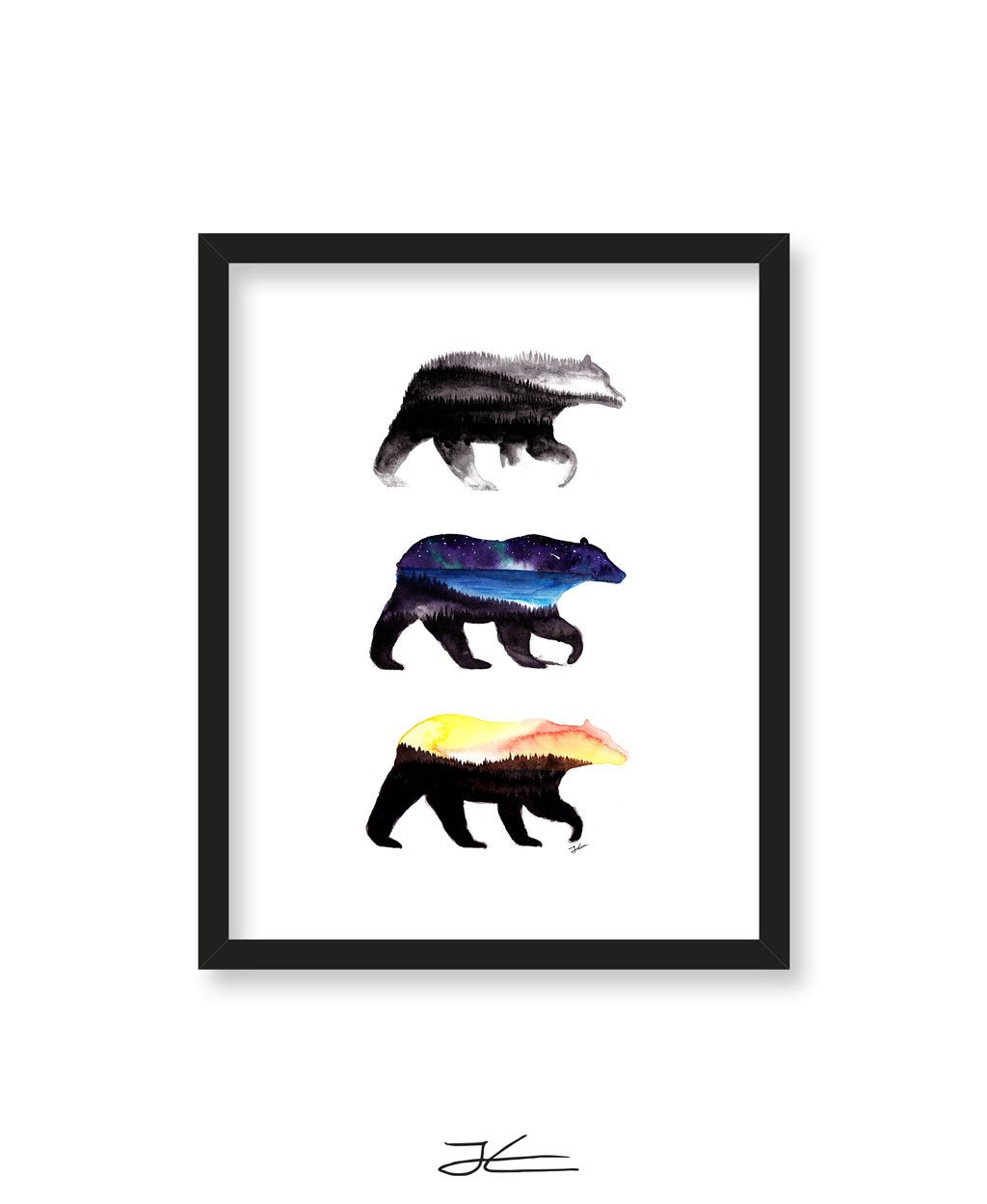 3 Bears - Print/ Framed Print
