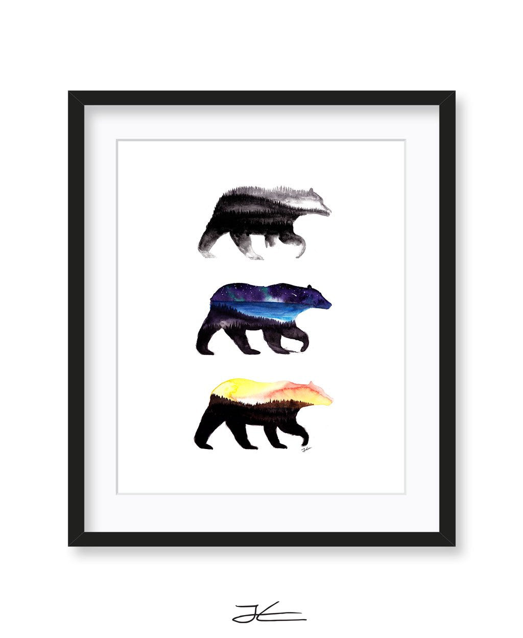 3 Bears - Print/ Framed Print