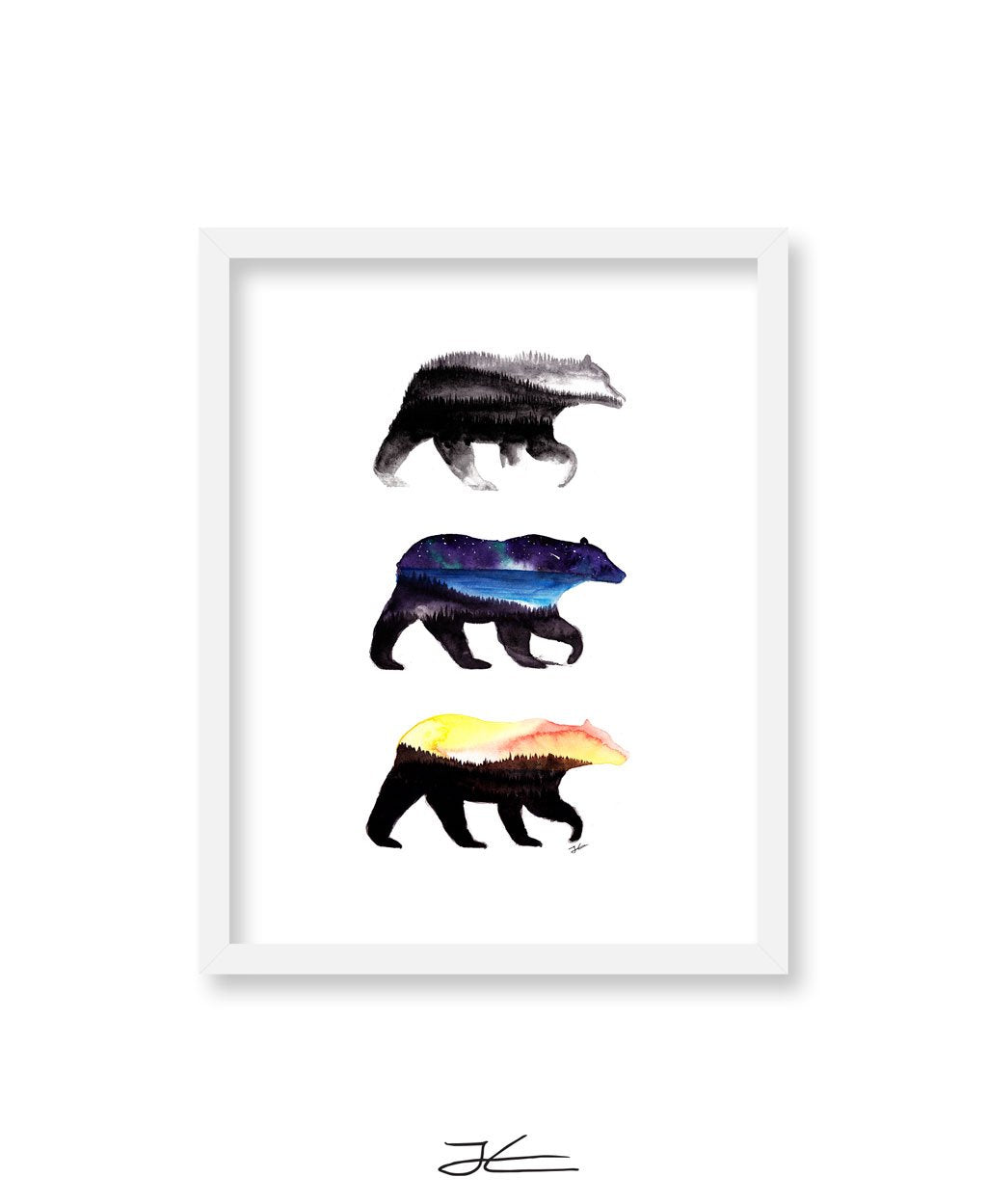 3 Bears - Print/ Framed Print