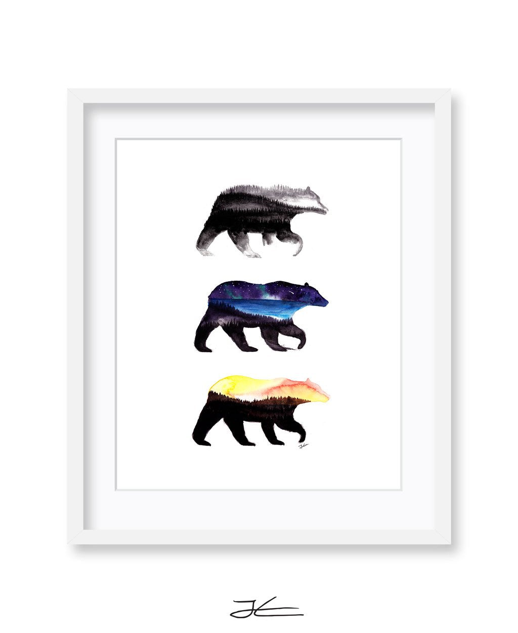 3 Bears - Print/ Framed Print