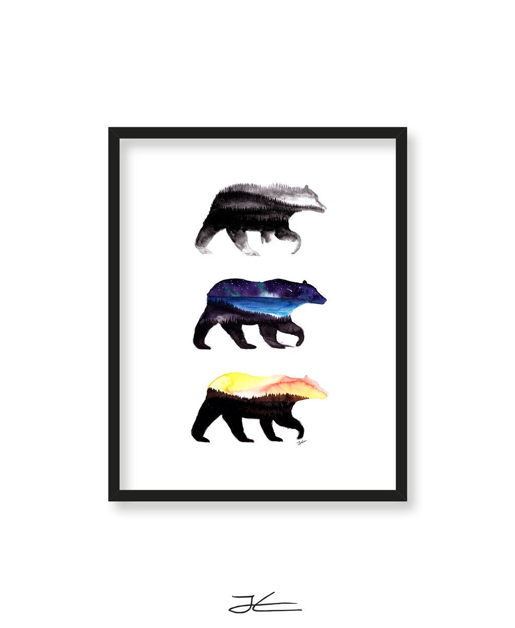3 Bears - Print/ Framed Print