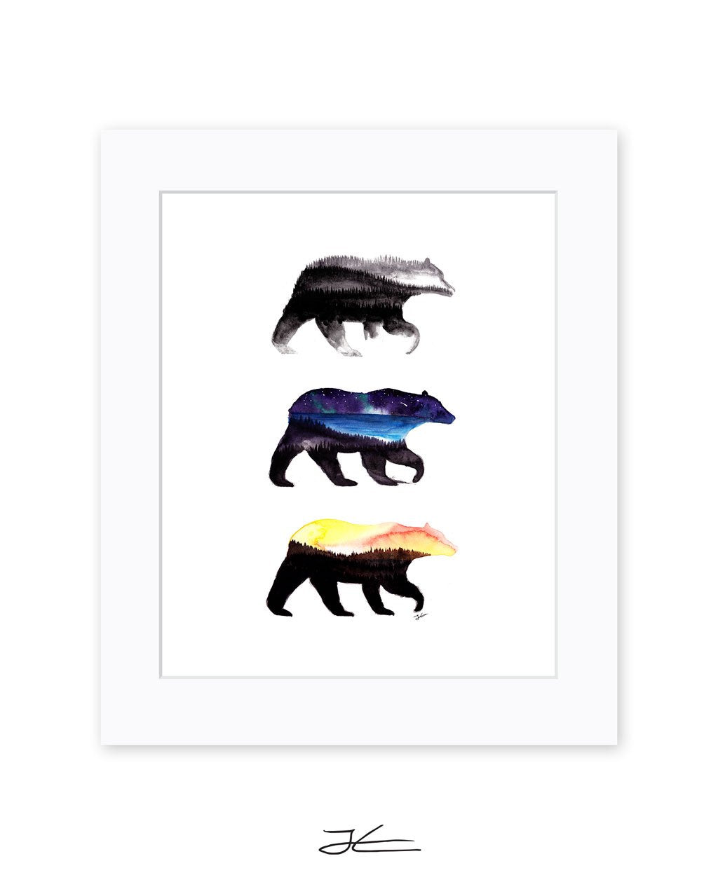 3 Bears - Print/ Framed Print