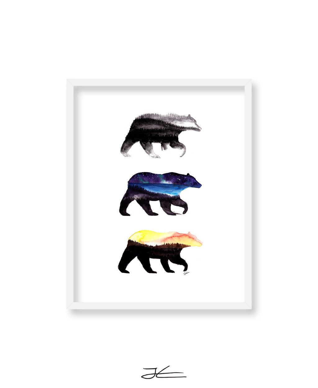 3 Bears - Print/ Framed Print