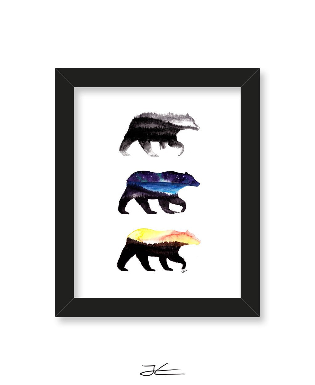3 Bears - Print/ Framed Print
