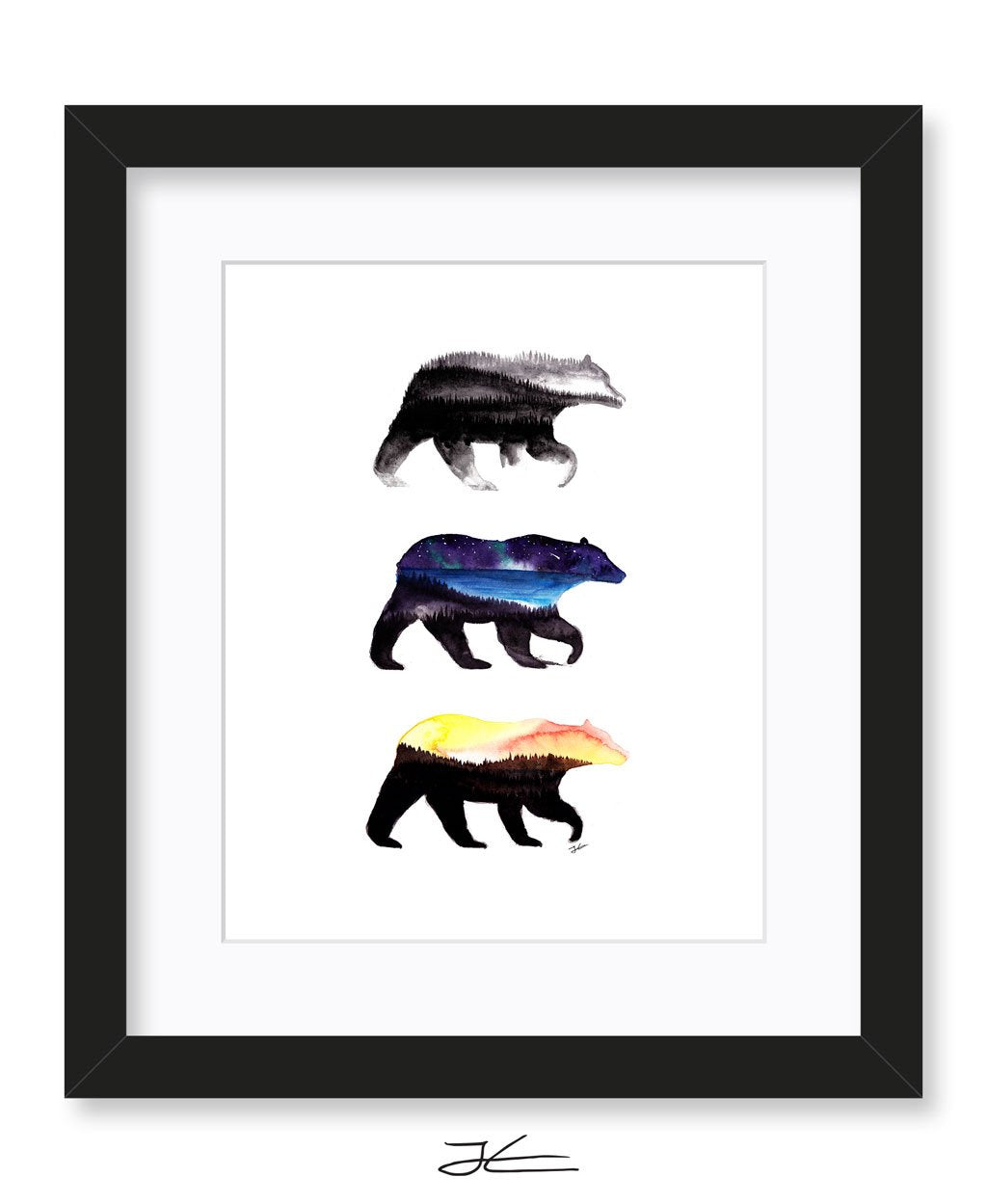 3 Bears - Print/ Framed Print