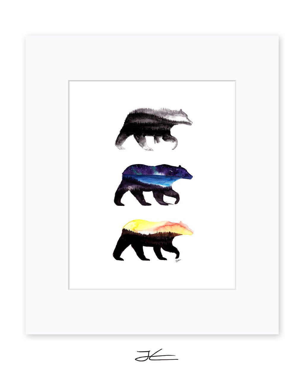 3 Bears - Print/ Framed Print