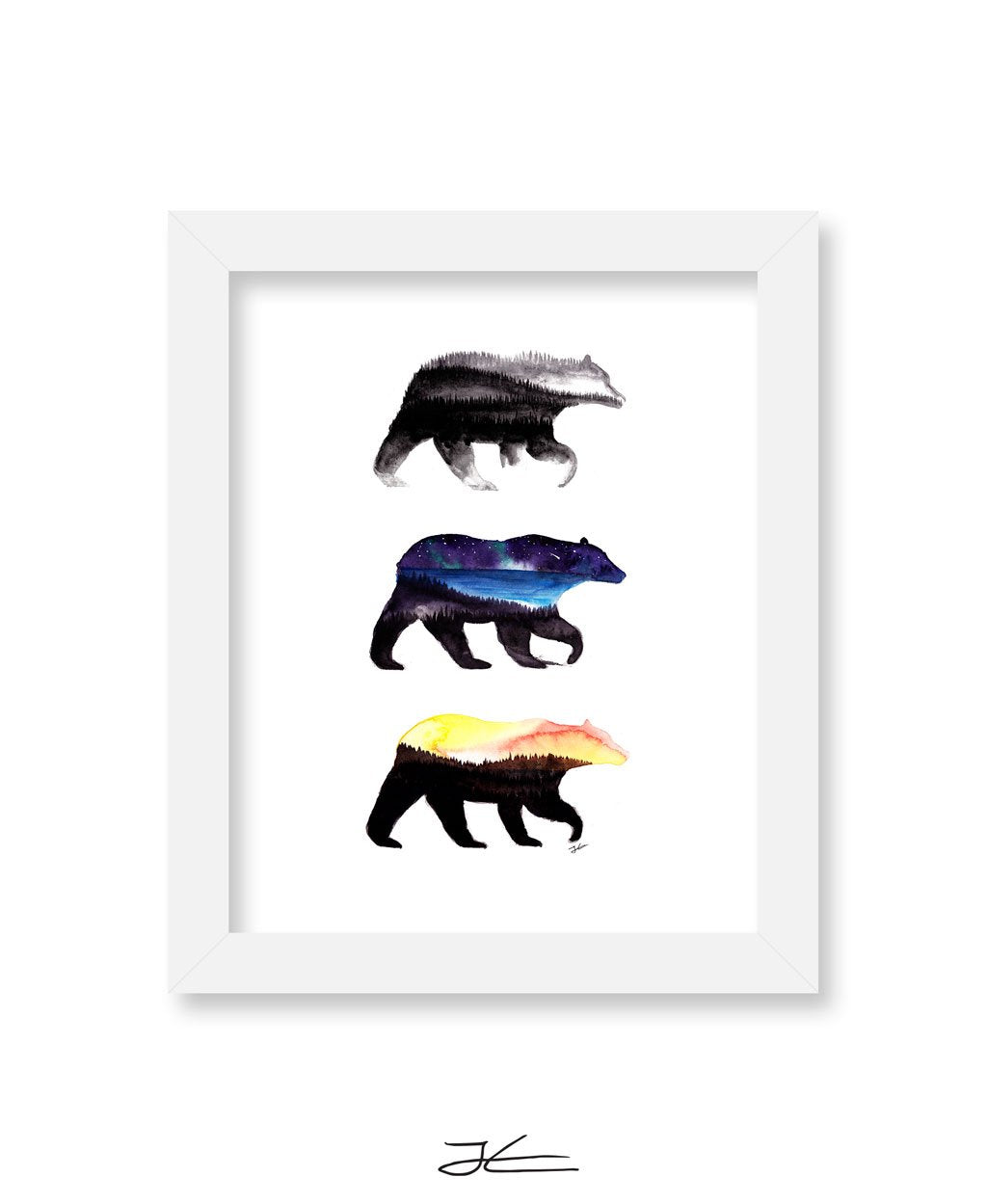 3 Bears - Print/ Framed Print