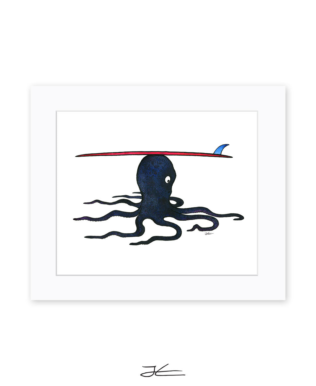 8 Arms 1 Fin - Print/ Framed Print