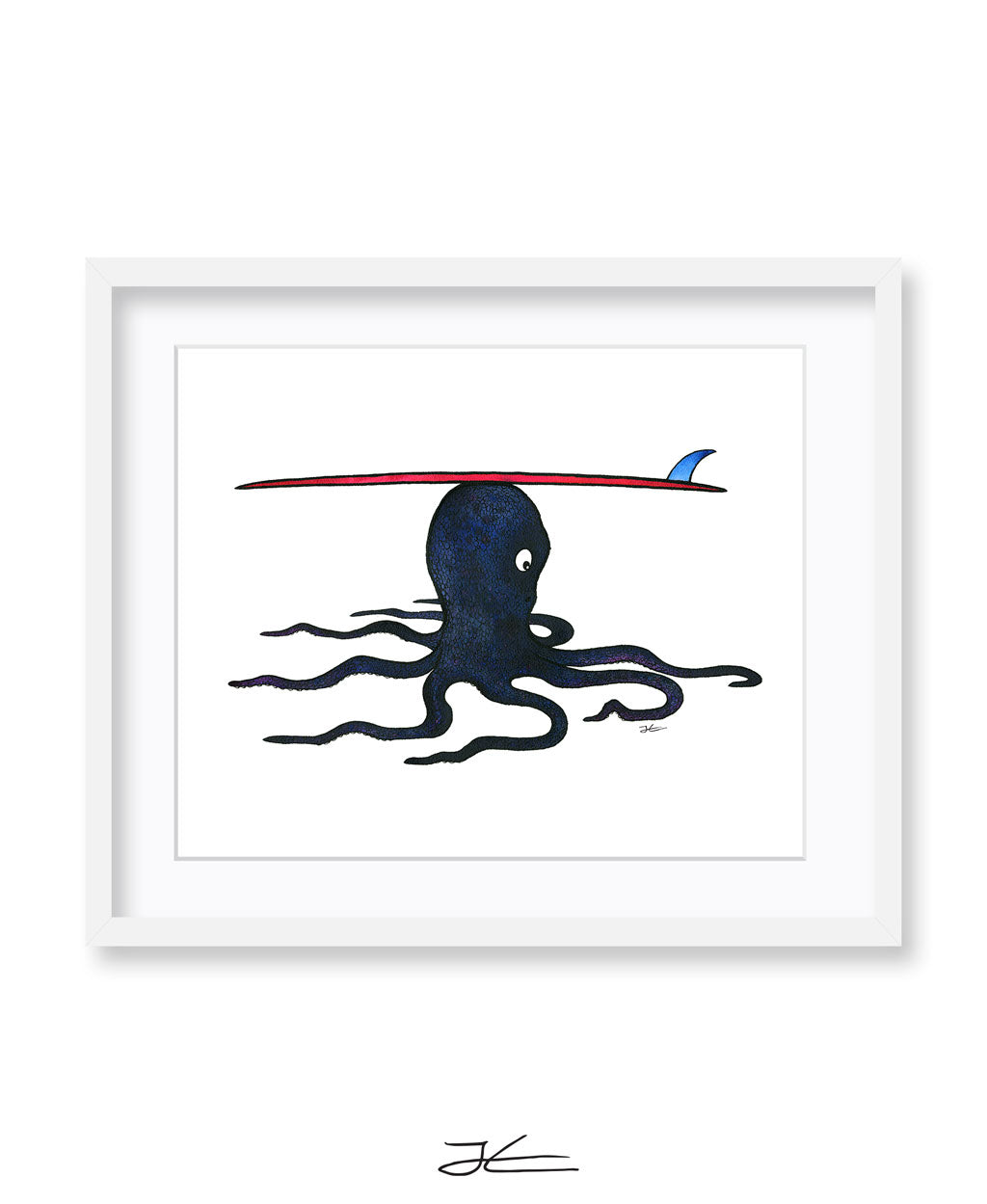 8 Arms 1 Fin - Print/ Framed Print