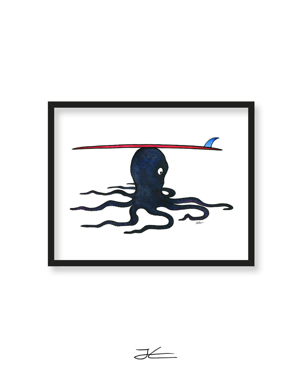 8 Arms 1 Fin - Print/ Framed Print