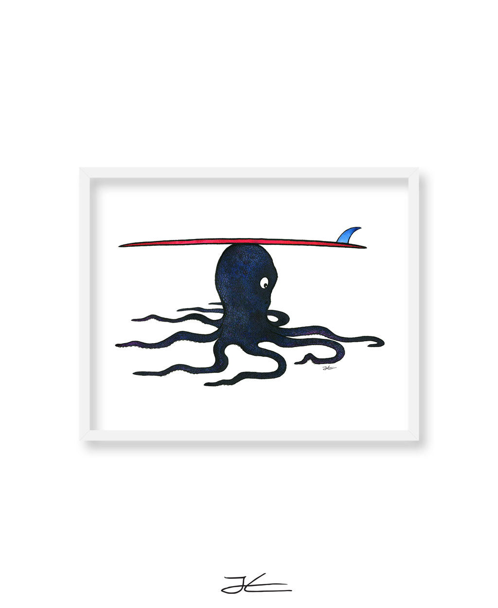 8 Arms 1 Fin - Print/ Framed Print