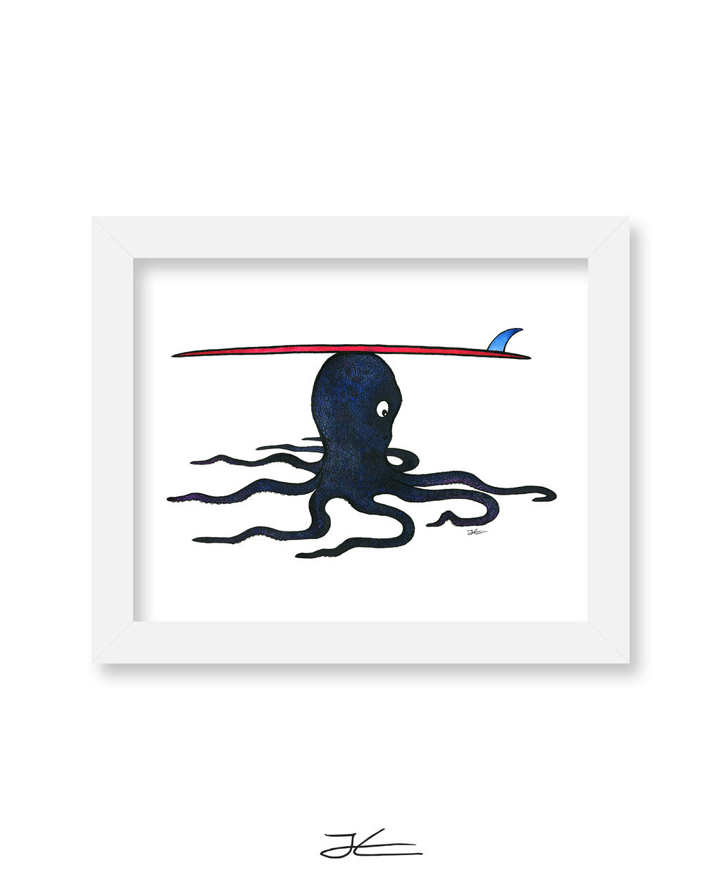 8 Arms 1 Fin - Print/ Framed Print