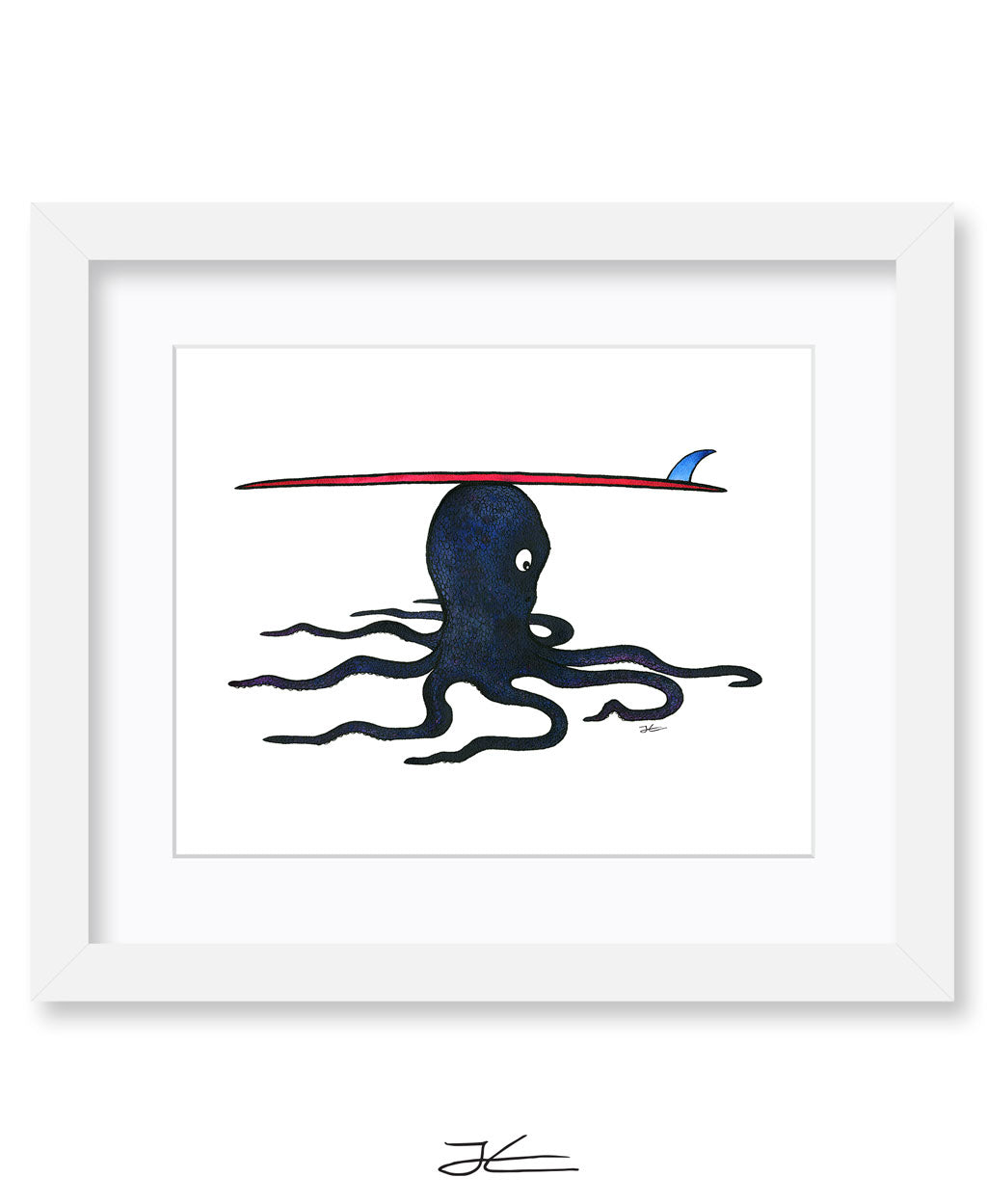 8 Arms 1 Fin - Print/ Framed Print