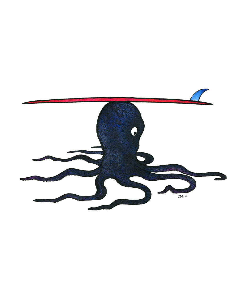 8 Arms 1 Fin - Print/ Framed Print