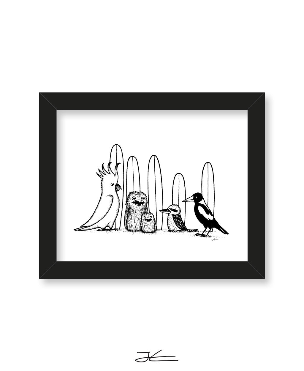 Birdy Boardriders - Print/ Framed Print