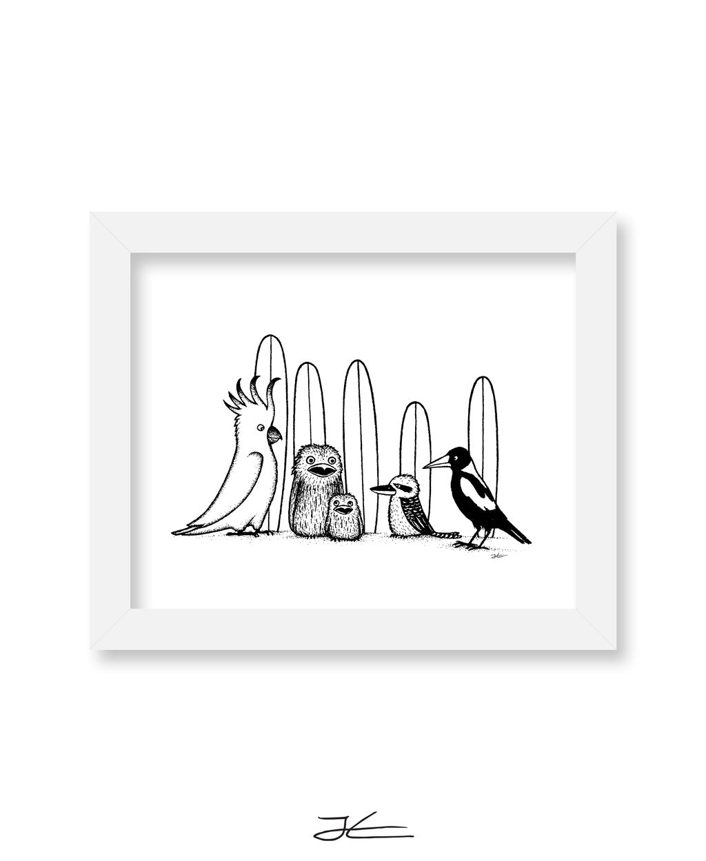 Birdy Boardriders - Print/ Framed Print