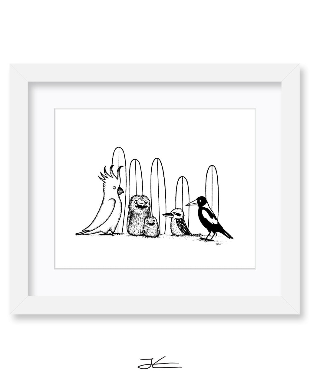 Birdy Boardriders - Print/ Framed Print