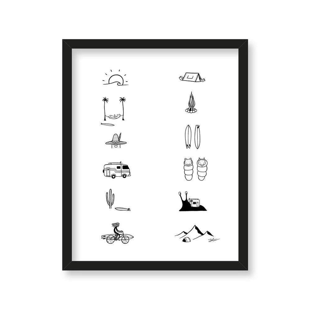 
                  
                    Adventure Icons Season 2 - Print/ Framed Print
                  
                