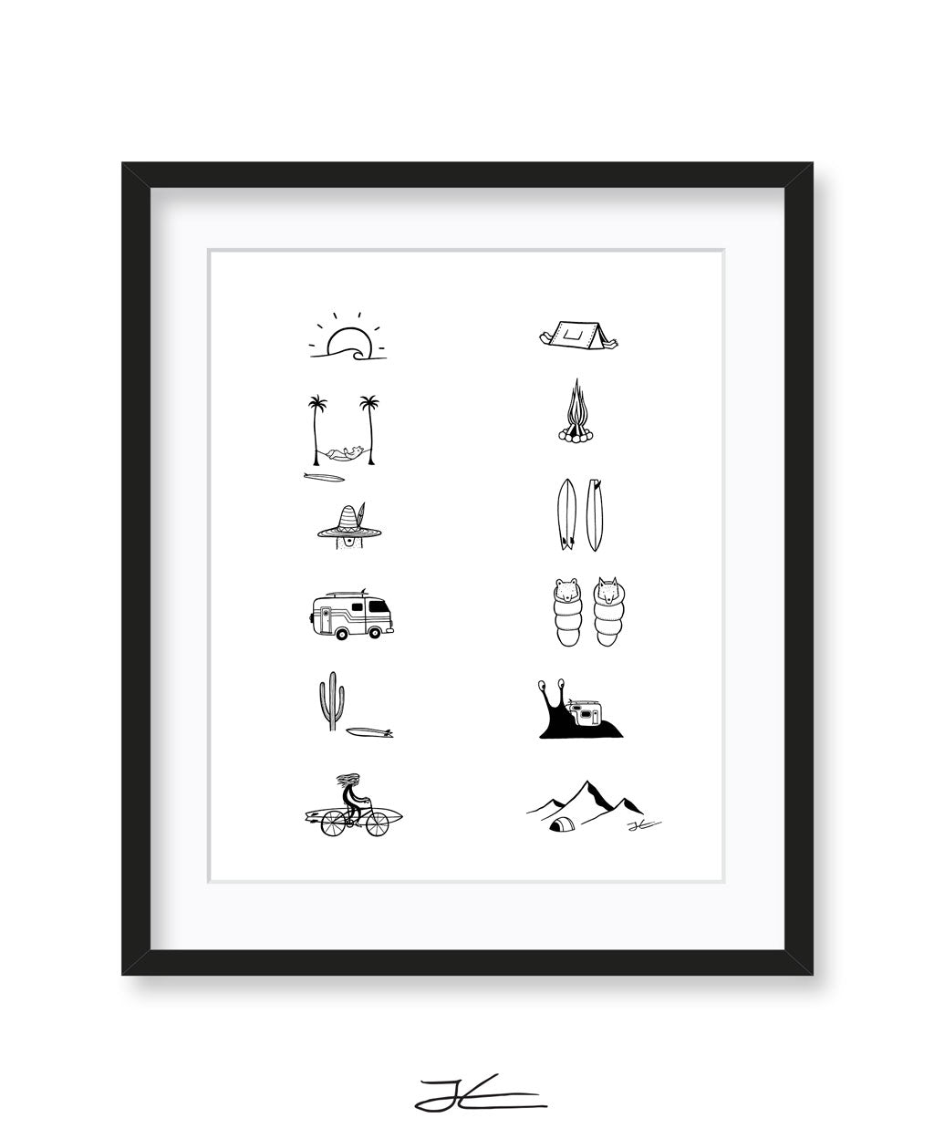 Adventure Icons Season 2 - Print/ Framed Print