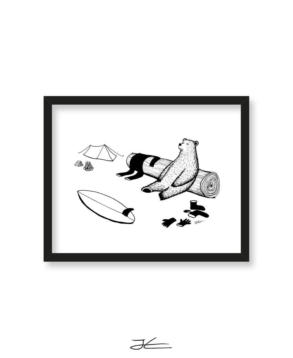 After Surf - Print/ Framed Print