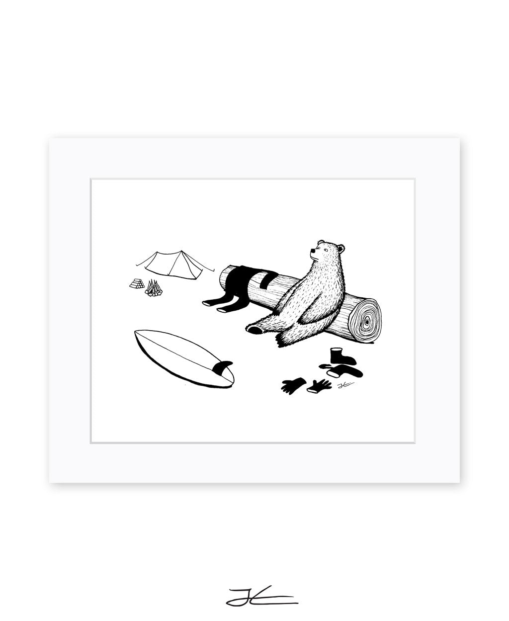 After Surf - Print/ Framed Print