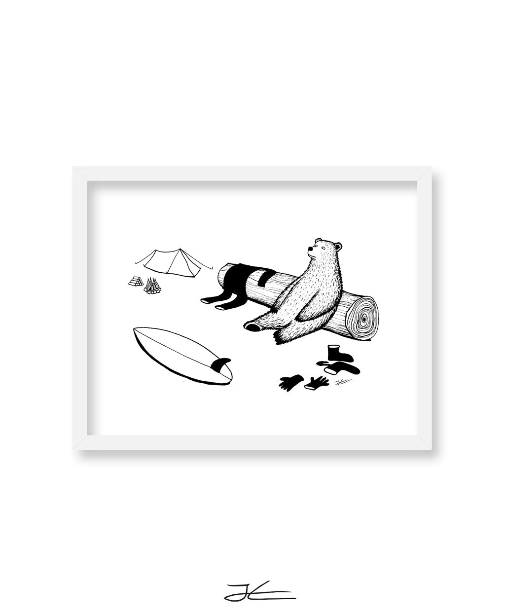 After Surf - Print/ Framed Print