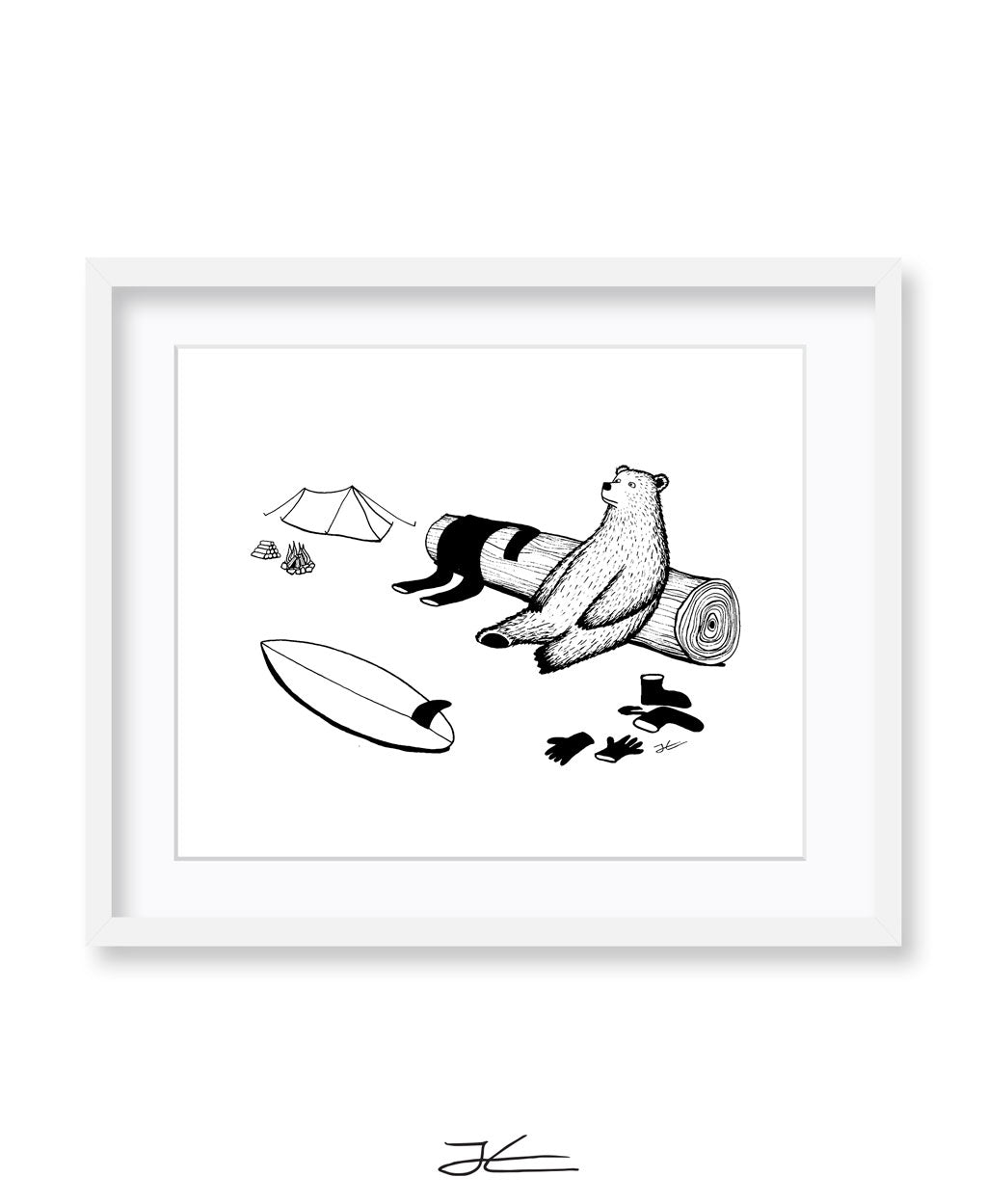 After Surf - Print/ Framed Print