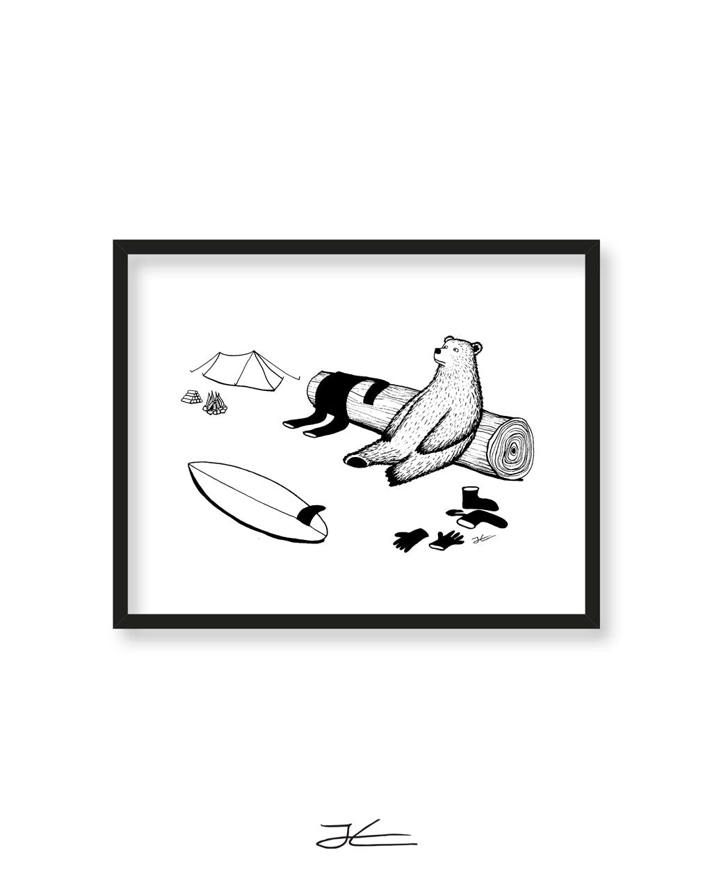 After Surf - Print/ Framed Print