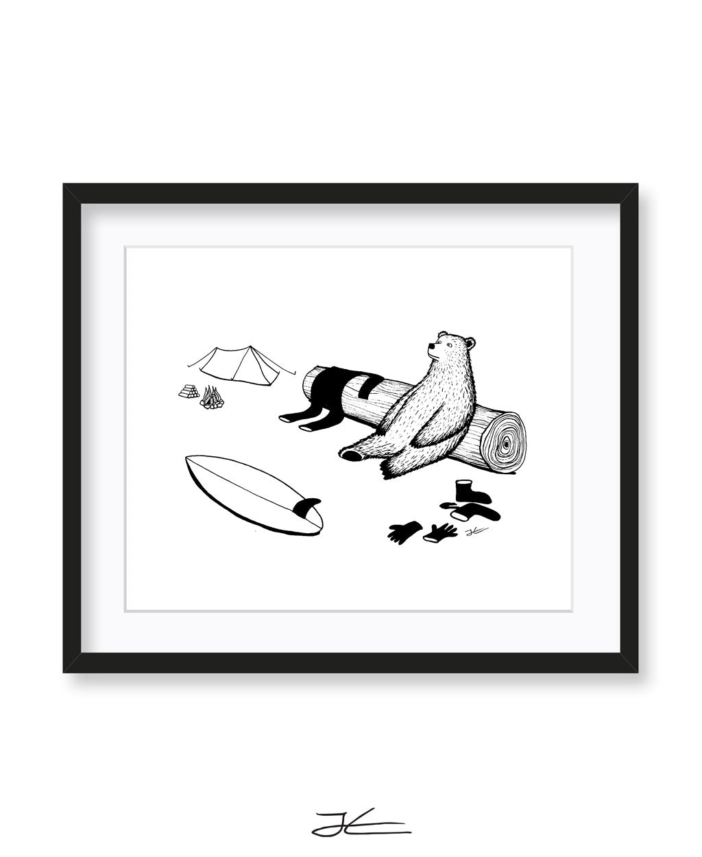 After Surf - Print/ Framed Print