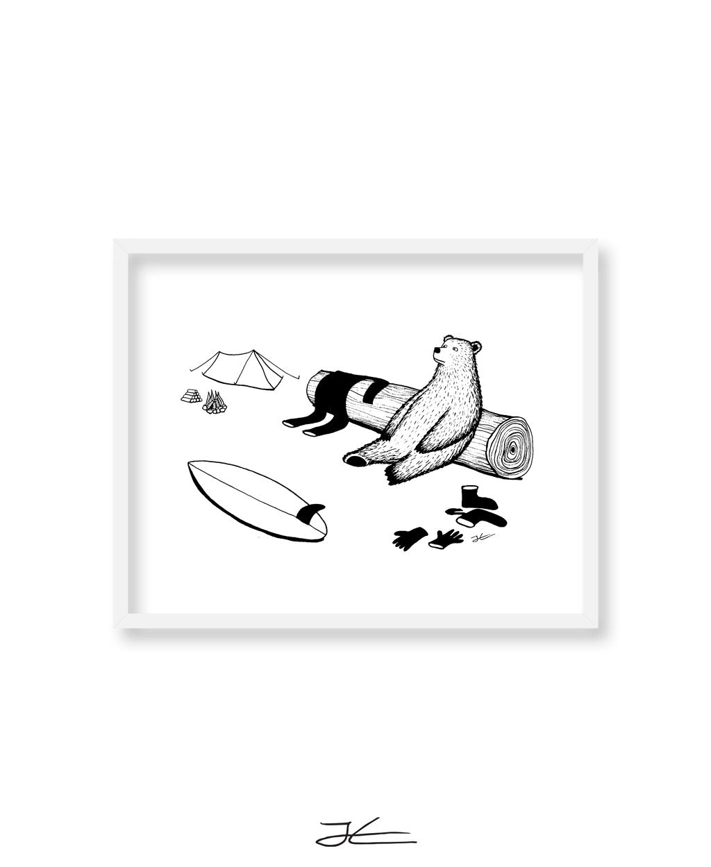 After Surf - Print/ Framed Print