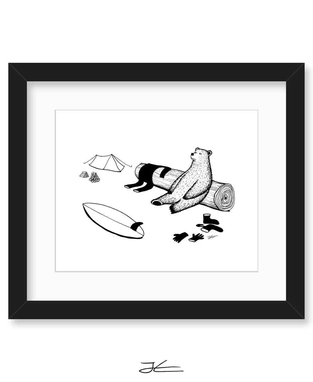 After Surf - Print/ Framed Print