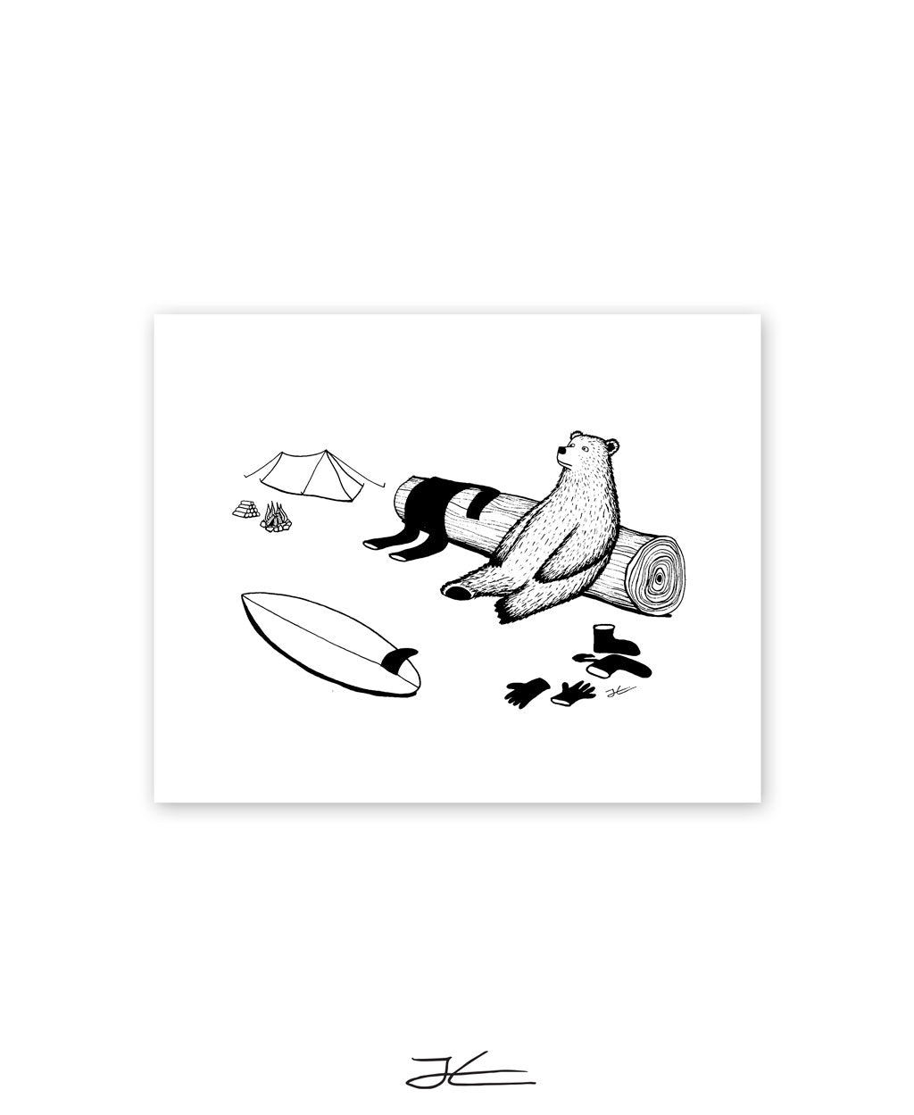 After Surf - Print/ Framed Print