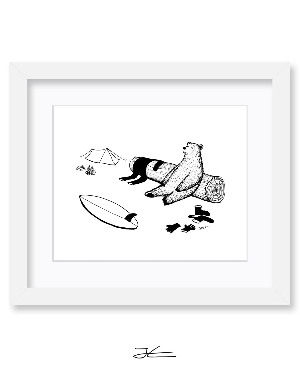 After Surf - Print/ Framed Print